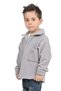 Boys-Girls Unisex Cotton Daily-Casual Winter Fleece Jacket Shirt — Light Gray - 2