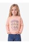 Teddy Bear Printed Crew Neck Long Sleeve Cotton T-Shirt - 2