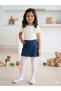 Girl's Elastic Waist Jean Denim Shorts Skirt - 2