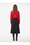 Regular Fit Off-Shoulder Long-Sleeve Satin Shirt - 3