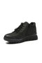 102-18810-Z 100% Genuine Leather Women's Boots BLACK - 3