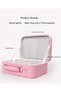 Makeup Bag, LED Lighted with Mirror, Travel Cosmetic Organizer, 3 Color Fill Lights - 4