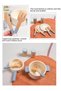 10-Piece Wooden Pretend Play Kitchen Toys Set, Miniature Accessories for Kids - 4