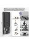 5-in-1 Foldable Pilates Board, Reformer with Timer & Phone Holder for Home Gym Black - 5