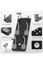 5-in-1 Foldable Pilates Board, Reformer with Timer & Phone Holder for Home Gym Black - 4