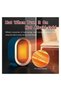 Portable Ceramic Space Heater,1200W Dual Speed Adjustable Electric Heater,Overheat and Tip-Over - 2