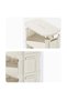 Portable 5-Layer Shoe Storage Organizer with Wheels,Detachable Footwear Rack for Entryway and Living Room,White - 5