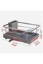 Compact Dish Drying Rack for Sink, Stainless Steel Drainer with Utensil Holder - 6