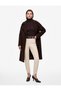 Ribbed Belted High Waist Pants with Foot Straps