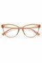Sofya Cat Eye Honey Blue Light Protection Women's Glasses with Replaceable Optical Glass - 5