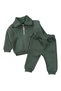 High Collar Zipper Detail Three Thread New Season