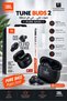 JBL سماعات أذن لاسلكية بلوتوث Tune Buds2، لون اسود - JBLTBUDS2BLK