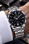 Original Men's Watch - 3 Atm Water Resistance - Silver Color Steel Band - Japanese Calendar Movement - 2 Years Warranty - Gift Wristwatch with Stylish Box Dke2160C1 - 3