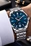 Original Men's Watch - 3 Atm Water Resistance - Silver Color Steel Band - Japanese Calendar Movement - 2 Years Warranty - Gift Wristwatch with Stylish Box Dke2160C3 - 3