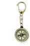 Portable Mini Pocket Compass Keyring for Hiking and Camping,Copper Navigation Tool