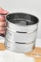 Metal Lux Stainless Steel Practical Flour Sieve Pastry Supplies, Stainless Steel Flour and Sugar Sieve - 8
