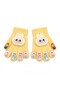 3-8 Year Old Children's Winter Warm Knitted Gloves – Flexible Lycra Figured Plush Rabbit School Park Gloves - 5
