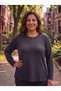Plus Size Anne Burgu Bluz