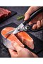Stainless Steel Kitchen Scissors Chicken Scissors Meat Fish Cutter Professional Scissors - 4