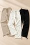Women's 3-Piece Casual Pants with Elastic Waist