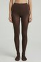 200 Den Micro Thermal Cotton Wool Women's Pantyhose Winter Thick Warm Zigzag Patterned - 2