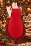 Special for New Year's Eve, Ruffle Detailed Kitchen Apron – Liquid-Proof, Stain-Resistant, Gift-Ready - 6