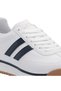 Oklahoma White Navy Blue Men's Sneaker Casual Sports Shoes - 4