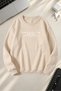 Unisex Printed Crew Neck Sweatshirt
