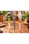 Handmade Wooden Animal Figured Ballpoint Pen 18 cm – Decorative Gift Pen with Panda and Owl Design (1 Piece) - 3