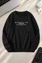 Unisex Printed Crew Neck Sweatshirt