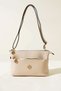 014 Beige Daily Women's Bag with Hand and Shoulder Strap and 3 Compartments - 6