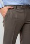 Ds Damat Comfort Fit Mink Plain Travel Fabric Trousers - 3