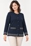 New Model Hattuş Yarn Knitwear Knitted Winter Mother Cardigan 7435 - 2