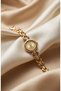 Women's Steel Watch Gold Color Vintage Elegant Dial Luxury |   Old Money Design |   Women's Wristwatch 2027 - 6
