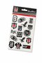 Licensed 2-Piece Pencil Set with Pencil Sharpener and Eraser, Sticker Adhesive Label, and A5 Spiarlli Squared Ruled Planner, and Bookmark Notebook Set - 6