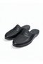 Black Jacquard Men's Slippers Home Office Guest Dowry Groom Slippers