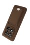 Ilkestor Newface Redmi Note 15 Pro 4g Kelvin Silicone with Business Card Holder (202430) - Brown - 4