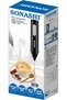 Rechargeable Milk Frother with Stainless Steel Rod & ABS Body | 3-speeds - Light/Mid/Strong, Type-C Charging, Silent Operation, Indicator Light | 3W SMF-701 Black - 7