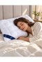 1 Luxury Hilton Bread Pillow 50X50Cm Square Medium Firmness Polyester Fiber Filled Hypoallergenic 1000 Gr Pillow - 7