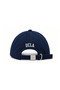 Bea Navy Blue Baseball Cap Embroidered Standard Fit Unisex Hat - 3