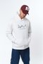 Unisex Oversize Hooded Sweatshirt White 100% Cotton Hoodie - 3