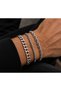 Steel 3-Piece Women's / Men's Combination Bracelet / Galaxy / with Extension Chain / Silver Color 19+4 cm - 3