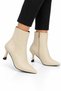 Women's Cold-Proof Heeled Boots (6cm) Beige
