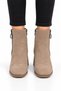 Thick Heel Pointed Toe Zippered Women's Boots Vi̇zon - 2