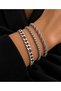 Steel 3-Piece Women's / Men's Combination Bracelet / Galaxy / with Extension Chain / Silver Color 19+4 cm