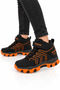 Velcro cold and water resistant children's boot black-orange - 2