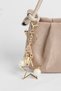 Women's Jasmine Dark Mink Suede Drawstring Knot Handle Mini Hand and Shoulder Bag with Star Accessories - 5