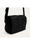 Women's Black Braided Leather Look Shoulder Bag - 3
