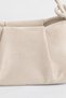 Women's Jasmine Mink Suede Drawstring Knot Handle Mini Hand and Shoulder Bag with Star Accessories - 7