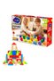 100 Pieces of Colorful Wooden Blocks Educational Building Toy 9 Colors – for 10 Months and Above - 2